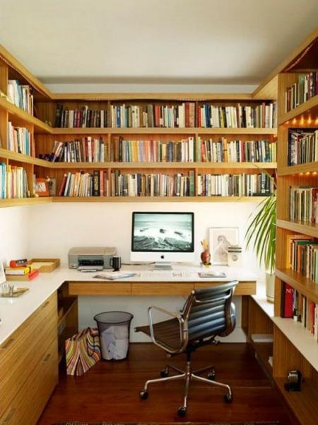 Eclectic Home Office Design