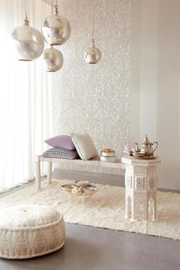Elegant modern Moroccan living room