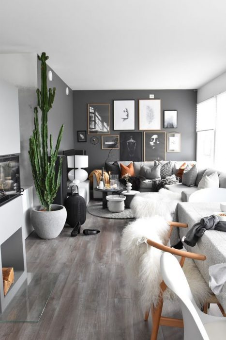 Gray Living Room Ideas 1