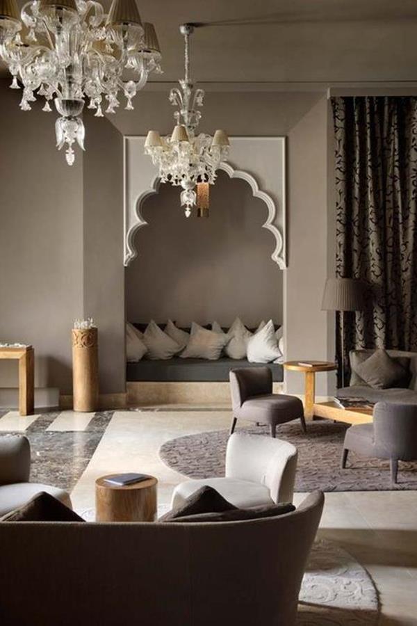 Moder and moroccan style in one home decor
