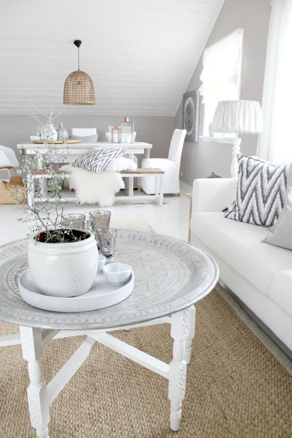 Modern style with Moroccan accents neutral colored modern Moroccan